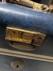 Vintage Samsonite Shwayder Bros Blue Marbled Hard Train Case Makeup Vanity Box