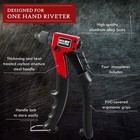 Rivet Gun With 200pcs Rivets  Manual Rivet Gun Kit With 4 Tool-free Interchan   