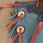 Western Kids Junior Youth Rodeo Suede Chaps