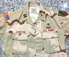 Us Army Dcu Jacket Desert 1st Infantry Div  Big Red One  Used  Medium  Short