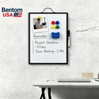 Small White Board 16 x12 portable Aluminum Frame Whiteboard  Magnetic Double Sid