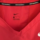 Nike Baseball 3 4 Sleeve Pullover Wind Breaker Shirt Cage Jacket Size L Red