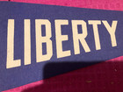 Vintage 90s Liberty Lancers Pennant Colorado Springs High School - Fast Shipper