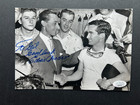 Eddie Arcaro Autographed signed Photo With Willie Shoemaker  1955 Kentucky Derby