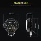 2x Round 6  Led Work Light Bar Spot Offroad Suv Atv Drl Driving Bumper Fog Pods
