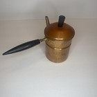 Vintage Coffee Percolator With Handle   Copper Colored Patinha