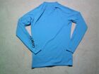 Nwot Quicksilver Rash Guard Mens Large Blue Longsleeve