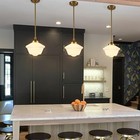  Modern Schoolhouse Light Fixture 10-inch White Glassing For Pendant Light Gold