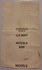 3 Assorted Canvas Bank mint Bags Us Mint Nickels 5 3rd Bank   Huntington Bank Oh