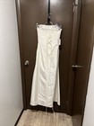 Women   s Size 10 Mia Solano Mb9707 Ivory Wedding Dress Sleeveless