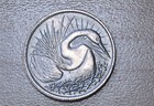 1980 Singapore 5 Cents Snake Bird