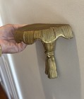Gilt Wood Wall Bracket Corbel  6 X 7  Vintage 