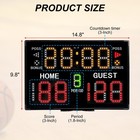 Electronic Basketball Scoreboard Professional Digital Score Board With Remote