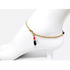 Handmade Figa Hand Charm Protection Anklet   9 Inch 1 20 14k Gold Filled Anklet
