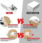 6000 4x6 Fanfold Thermal Shipping Labels Ups fedex   Usps Direct From Ups