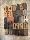 American Wood Type 15 Line Gothic Letterpress Partial Font Like Hamilton