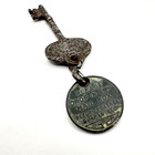 Rare Old Hotel Room Key   Fob Deshler Wallick Columbus Oh Room 730 Unique Vtg