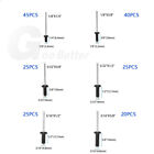 180pcs Aluminum Blind Pop Rivet Assorted 5 32 3 16  1 8 For Hand air Riveter Gun