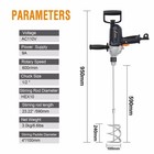 Electric Drill Mixer 9a 1 2  Concrete Mud Mortar Mixer For Cement Spade Handle