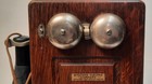 Antique Western Electric Co  317 At Hand Crank Wood Box Wall Mount Telephone Oak