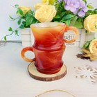 1pc Natural Carnelian  Hand Carved Crystal Cup Healing Reiki Crystal Collection