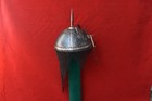Vintage Style Mughal Islamic Ottoman Quranic Silver Damascened Helmet Khula Khud