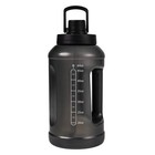 Mainstays 64 Fluid Ounces Reusable Water Bottle  Black  Straw  Plastic Pack Of 2