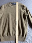 Polo Ralph Lauren Men   s Olive Green Cotton Crewneck Sweater Medium M Pony
