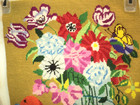 Creative Dimensions Needlepoint Picture Completed  2020 Vase   Flowers 1977 Vtg