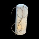 Antique Wire Rim Eyeglasses Spectacles   Aluminum Case Spectacles Glasses