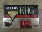 4 Tdk Tc-30 Ehg Vhs-c Video Cassette Made In Japan Extra High Grade New