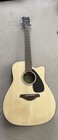 Yamaha Fgx800c Solid Top Cutaway Acoustic-electric Guitar Gloss Natural Finish