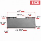 3 8  Skid Steer Loader Mount Plate Tractor Quick Attach Attachment Adapter Steel