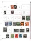 Collection   Peru Part A Mixed Album Page  1874 1973  Cat  69 Mint   Used