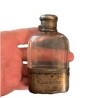 Tiffany   Co Sterling Silver Cut Glass Flask Art Deco Antique Vintage Monogram