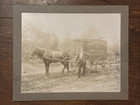 W h  Coon Co Scranton Pa Penn Ave Hotel Supplies Wagon C1895 Albumen Photograph