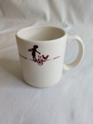 Mug Vintage Red White Coffee Cup Girl   Rooster Hlc Usa Restaurant