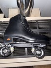 Riedell Black Quad Roller Skates - 111 Blk Riva Wheels Size 12