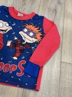 Vintage 90s Nickelodeon Rugrats Kids Size 6 Sleep Shirt Tommy Chuckie Viacom