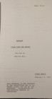 Lot Of 2 Original Tv Script Bob  newhart  Show Signed 1983 With Note Vintage