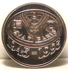 Romania  1995 100 Lei  Km118  Fao  Silver   8178 Oz  Choice Bu  Bright    7-26