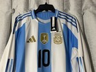 Argentina 24 25 Home Messi Adidas Heat rdy Ls Authentic Jersey Size M Nwt Ip8383
