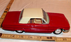Bandai 1968 Ford Thunderbird Ht Car Tin Friction Toy Japan In Red