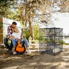 Cat Cage 3 Tier Diy Cat Enclosures Metal Wire Pet Kennel Playpen Indoor Outdoor