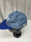 Vtg Geoff Bodine  7 Exide Batteries Nascar Racing Hat Cap Blue Denim Usa