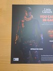 Call Of Duty Black Ops 6 Little Caesars Plastic Translite Ad Sign 12  X 10 4 