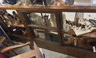 Antique Mercantile Vintage Country Store Glass Display Case Cabinet 8ft Oak