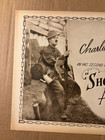 Charlie Chaplin Extremely Rare Original 1918 Title Lobby Card Shoulder Arms 1918