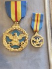 1960s Us Army Vietnam Cold War Defense Distinguished Service Medal Boxed L  k   