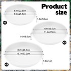 3 Size Round Stepping Stone Molds  6 Pcs 8 8   10    11 2   Reusable White